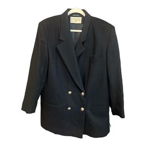 International Scene Made in Slovakia Vintage Wool‎ Blend Blazer Sizer 12